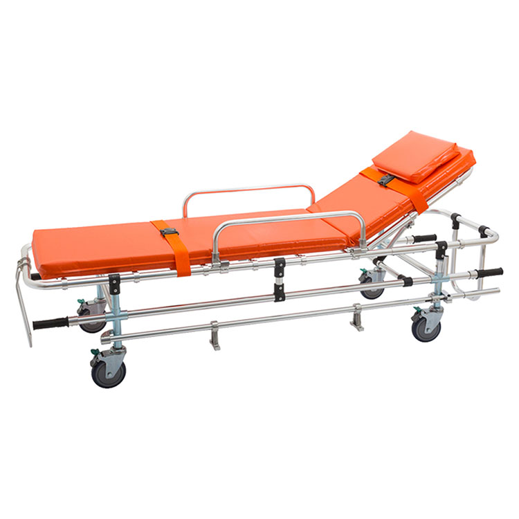 Simple ambulance stretcher trolley